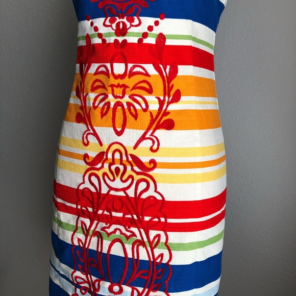 ANTHROPOLOGIE Tabitha Striped Banded Totem Dress - Picture 4 of 8